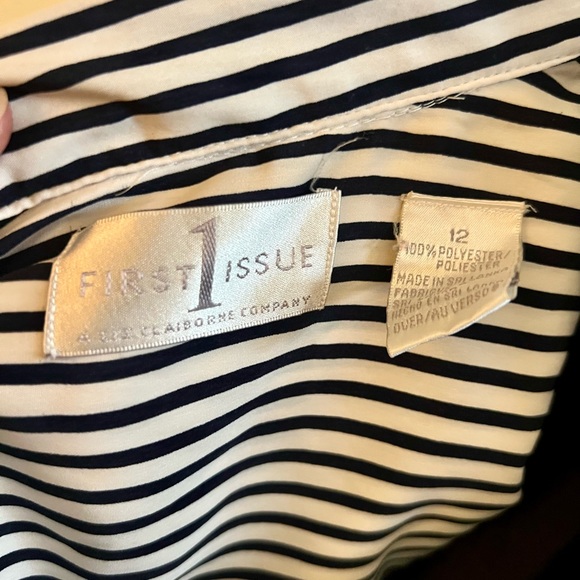 First Issue Striped Button-Up Shirt - Picture 3 of 3